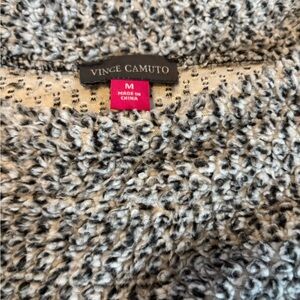 Vince Camuto Gray Textured Sweater
